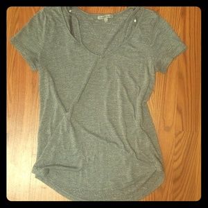 V-Neck Cut Out Top